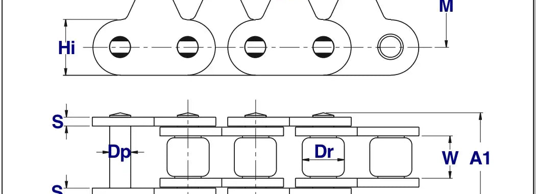 80-RP1 Sugar Cane Harvester Chain