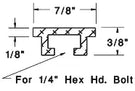 181803 Aluminum Guide Rail | Aluminum Conveyor Guide Rail