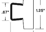 uhmw-125-t-top-guide-rail-X-084-tall