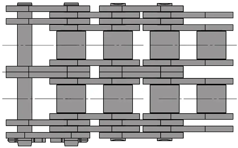 20B Triple Capacity Roller Chain | 20B-TC Chain