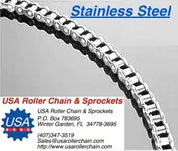 #80 Stainless Steel Side Bow Roller Chain