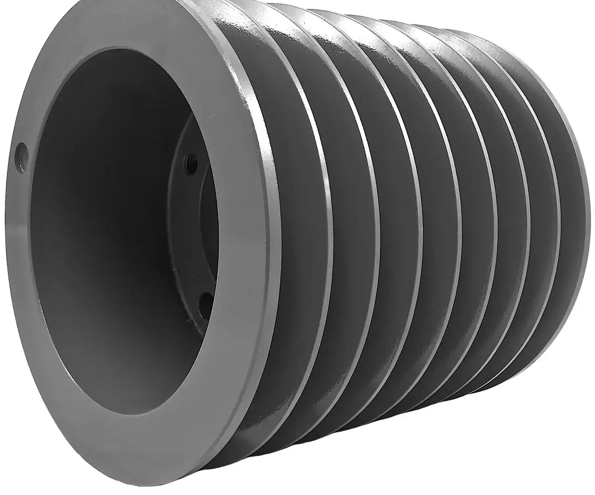 8C120F Sheave eight-groove 12.40" OD
