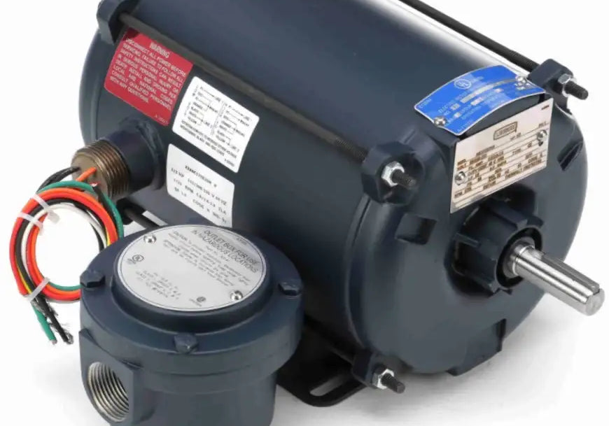 3 HP Explosion Proof Electric Motor - 1800 RPM, 56 Frame | Rigid Base