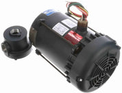 Leeson Single-Phase 1/2 HP Explosion Proof Electric Motor - 3600 RPM, 56C Frame, C-Face Less Base