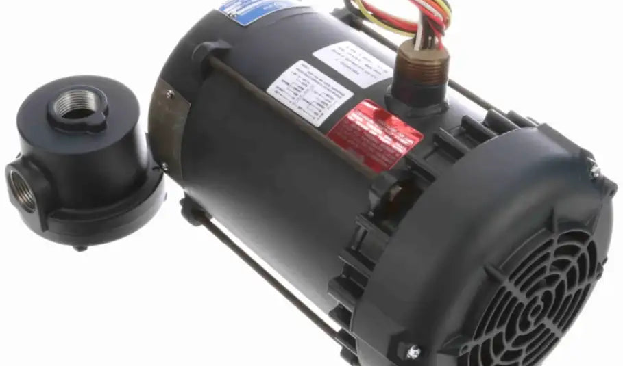 Leeson Single-Phase 1/2 HP Explosion Proof Electric Motor - 3600 RPM, 56C Frame, C-Face Less Base