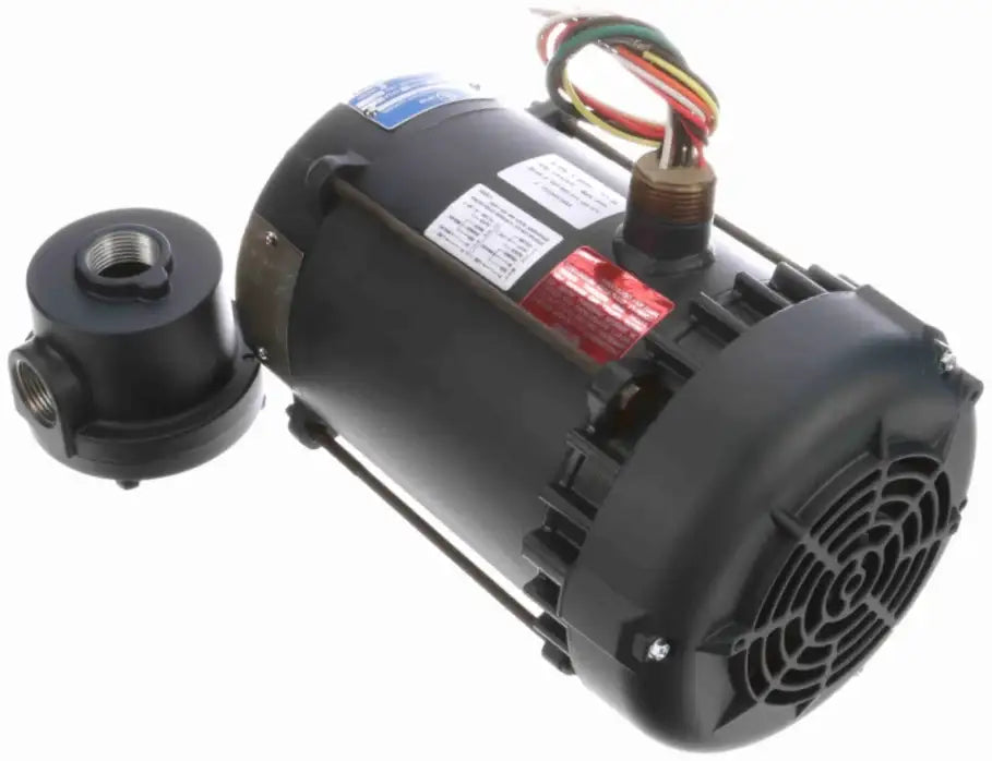 Leeson Single-Phase 1/2 HP Explosion Proof Electric Motor - 3600 RPM, 56C Frame, C-Face Less Base