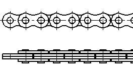 AL1022 Leaf Chain | ANSI AL 2X2 Chain 1.25