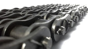 API Certified #100-4 Quad Strand Cottered Roller Chain - 10ft Box