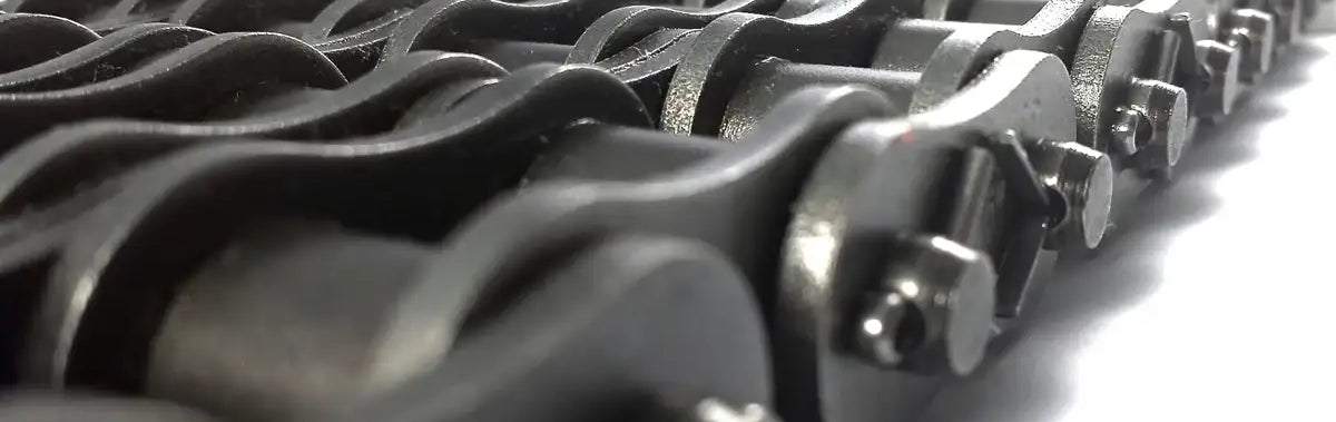 API Certified #100-4 Quad Strand Cottered Roller Chain - 10ft Box