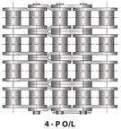 API Certified #160-3 Triple Strand Offset Link