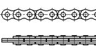 BL622 Leaf Chain | ANSI BL 2X2 Chain 0.75