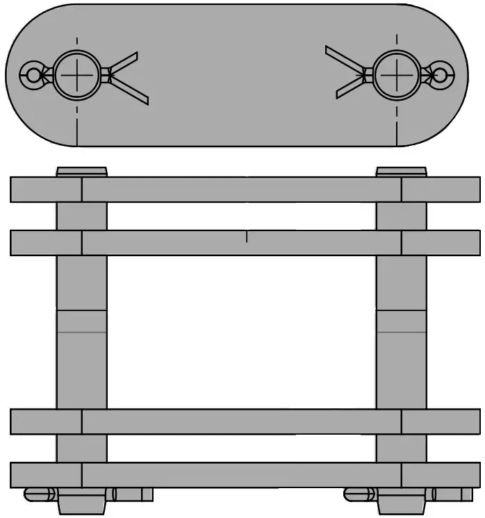 C2060HDC Double Capacity Roller Chain Connecting (Master) Link