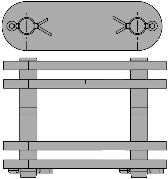 C2160HDC Double Capacity Roller Chain Connecting (Master) Link