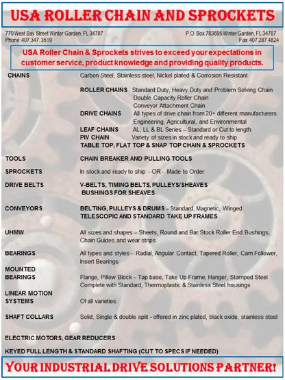 Made In USA 16B Chain Breaker | 16B Roller Chain Breaker