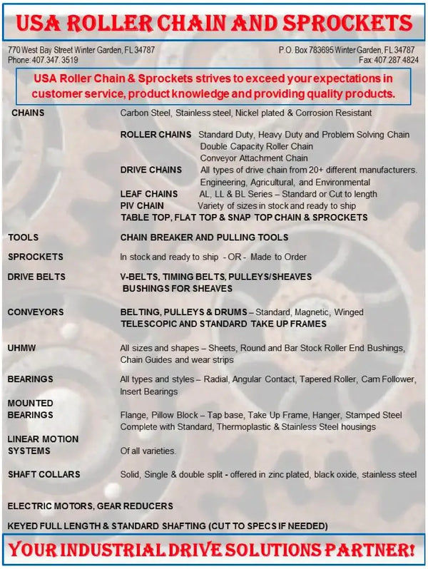 Made In USA 16B Chain Breaker | 16B Roller Chain Breaker