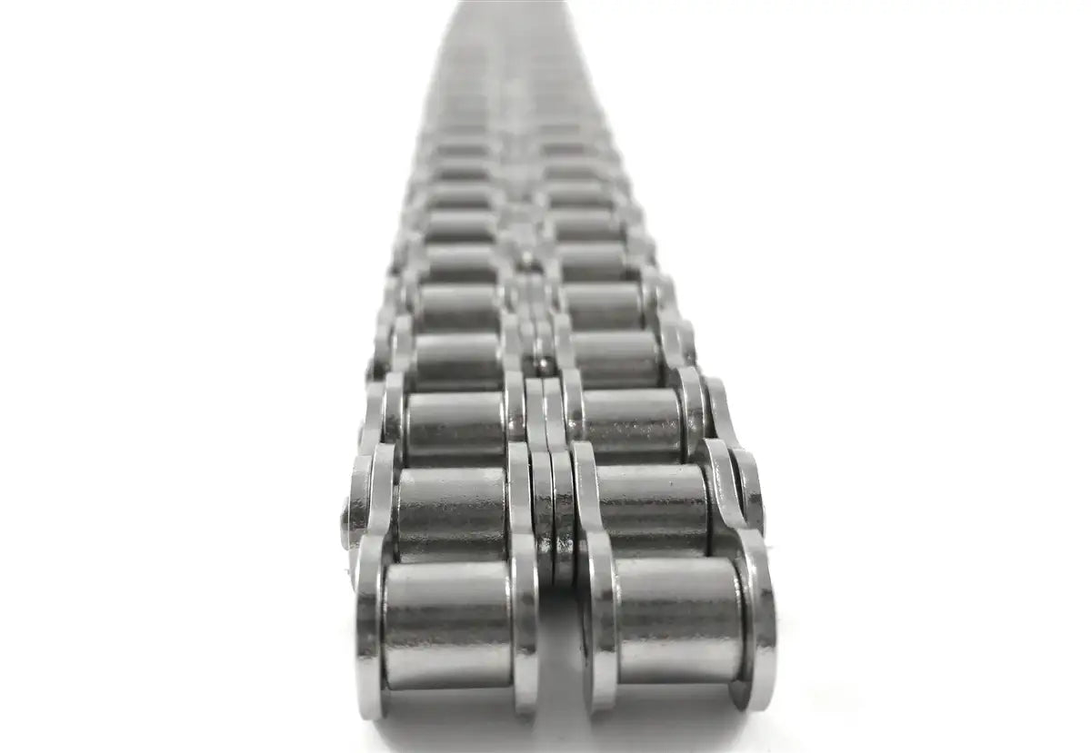 Economy Plus #40-2 Double Strand Stainless Steel Roller Chain - 10ft Box