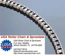#80 Side Bow Roller Chain - 10FT Box