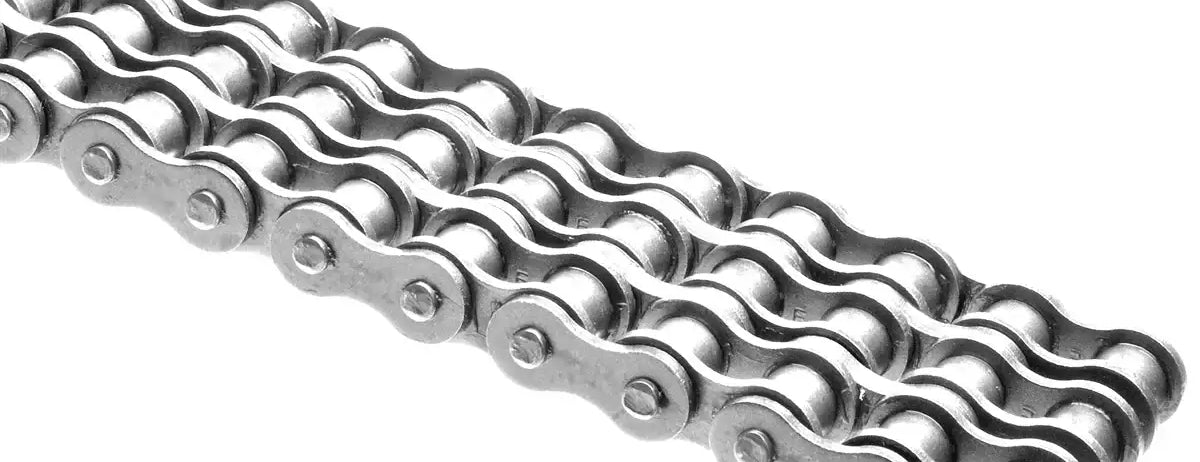 General Duty Plus #60-3 Triple Strand Stainless Steel Roller Chain - 10ft Box
