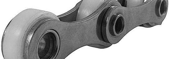 Stainless Steel HB50.8 Hollow Pin Roller Chain Nylon Rollers