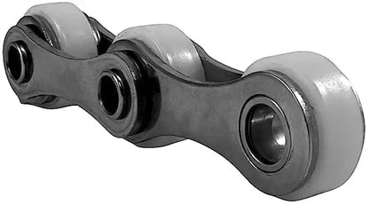 Stainless Steel HB50.8 Hollow Pin Roller Chain Nylon Rollers - 10ft Box