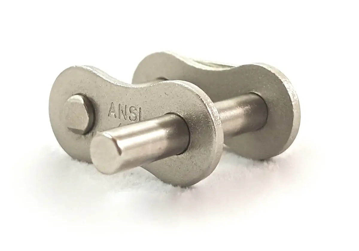 Premium #50 Nickel Plated D-1 Roller Chain Connecting (Master) Link