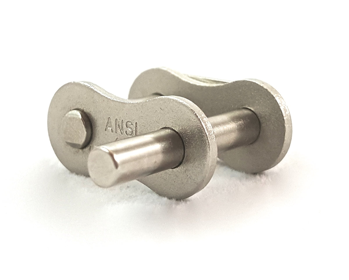Iwis #60 Nickel Plated D-1 Roller Chain Connecting (Master) Link