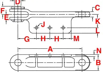 K-12000 Wash Box Chain Attachment