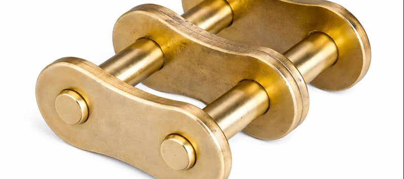 #120-2 Nickel Plated Roller Chain Connecting (Master) Link