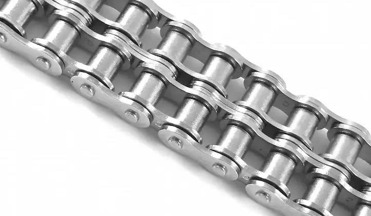 Premium Quality #25-2 Double Strand Stainless Steel Roller Chain