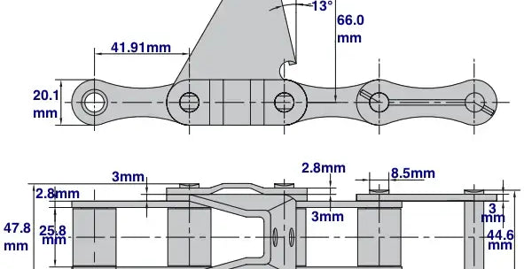 S62R-C6E Attachment Agricultural Chain