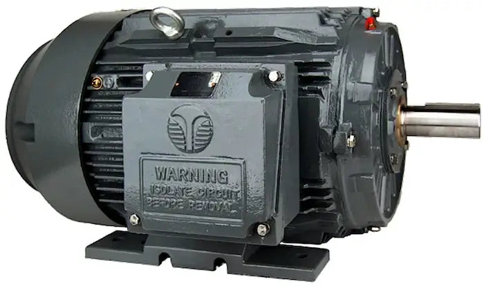1 HP Severe Duty Motor 3600 RPM, Rigid Base, 143T Frame
