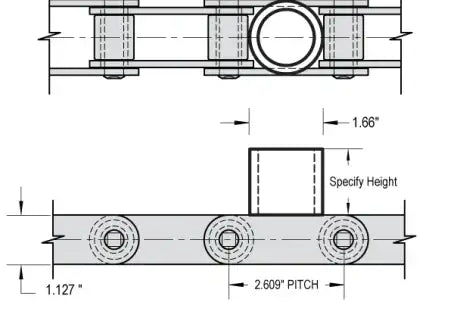 WH78 Pipe Pusher Lug Attachment