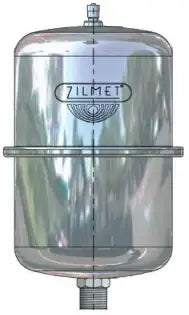 0.53 Gallon Stainless Steel Expansion Tank - Inline