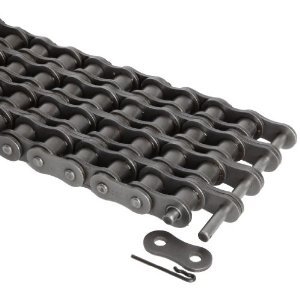 Premium #50 316-Grade Stainless Steel Roller Chain - 10ft Box